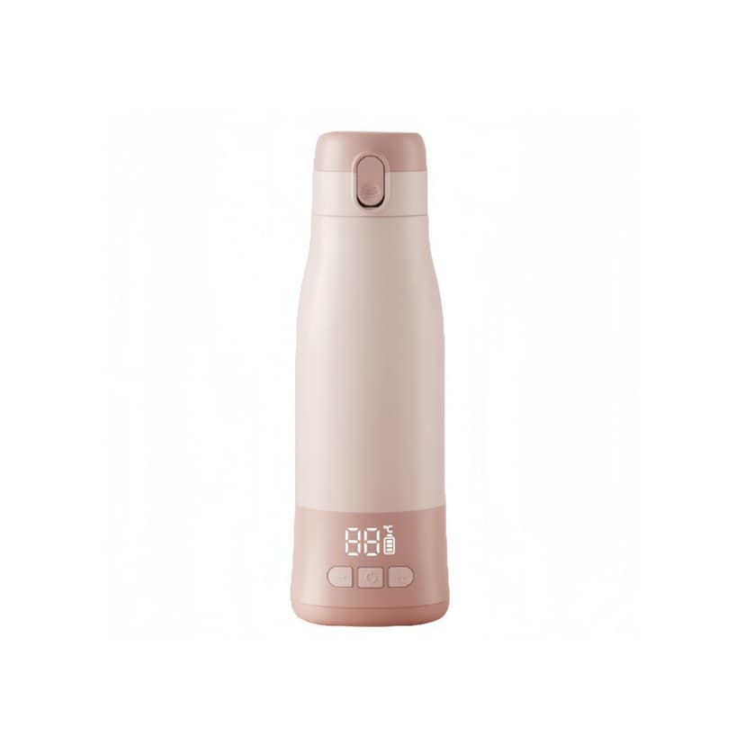 Milk Warmer - Long Battery Life - 3000mAh x3 - Pink - Baby Feeding - 1pc