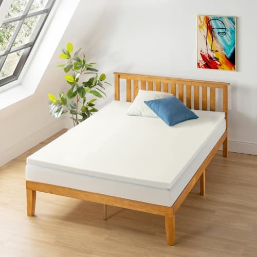 ViscoLogic Made in Canada Cool Gel Infused Memory Foam Mattress Topper CertiPUR-US certified (Queen - 3 inch)