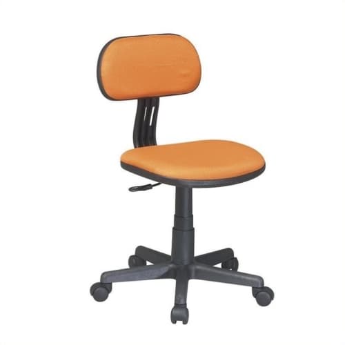 Office Star Student Task Office Chair in Orange Fabric