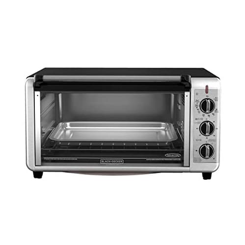 Open Box- BLACK+DECKER 8-Slice Extra-Wide Toaster Oven, 13x9-Inch, Stainless Steel, TO3260XSBD