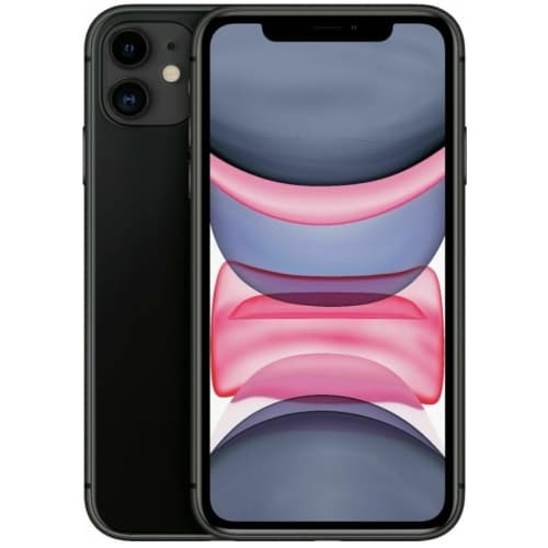 Refurbished (Good) - Apple iPhone 11 64GB Smartphone - Black - Unlocked