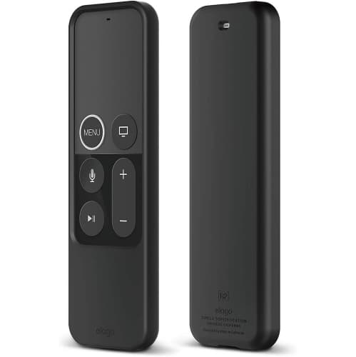 elago R2 Slim Case for Apple TV Siri Remote 4K, 4th Generation (Black) - Anti-Slip, Scratch-Free Silicone, Shock Absorption