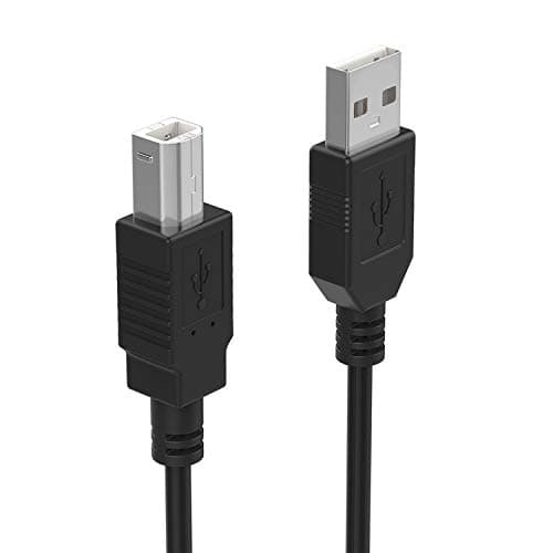 SLLEA 6ft USB Cable Cord for Brother MFC-J4710DW HL-5470DW DCP-7065DN HL-L2360DW
