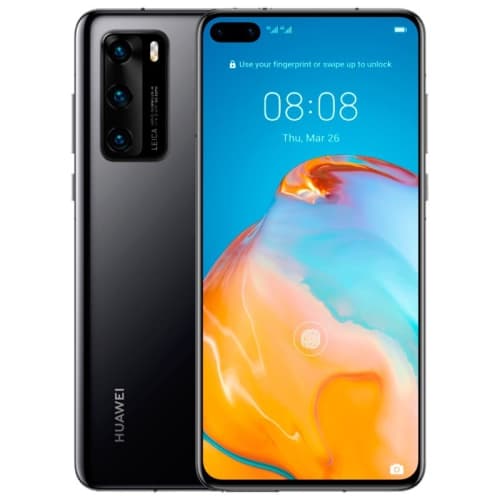 Refurbished (Excellent) - Huawei P40 128GB Smartphone - Black - Unlocked