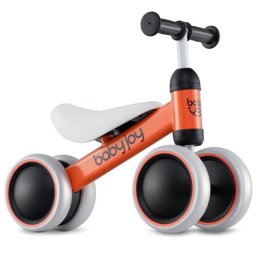 Costway 4 Wheels Baby Balance Bike Children Walker No-Pedal Toddler Toys Rides