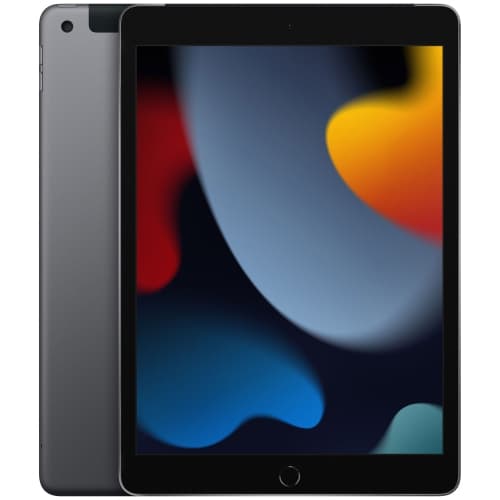 Refurbished (Fair) - Apple iPad 10.2" 64GB with Wi-Fi & 4G LTE (9th Generation) - Space Grey