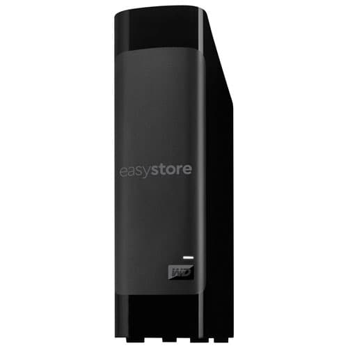 Open Box - WD easystore 12TB USB 3.0 Desktop External Hard Drive (WDBAMA0120HBK-NESN) - Black
