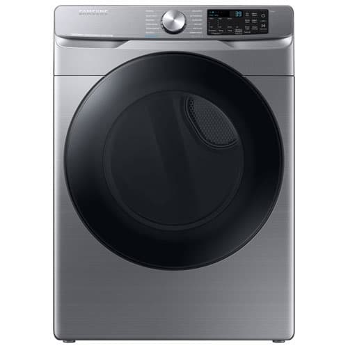 Samsung 7.5 Cu. Ft. Electric Steam Dryer (DVE45B6305P/AC) - Platinum - Open Box - Scratch & Dent