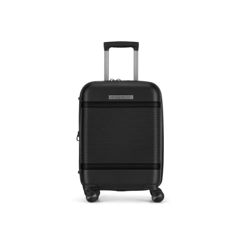Bugatti Wellington Hardside Carry-on Luggage with Expansion - Black