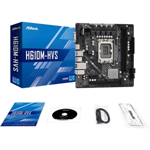 ASRock H610M-HVS Desktop Motherboard H610M-HVS