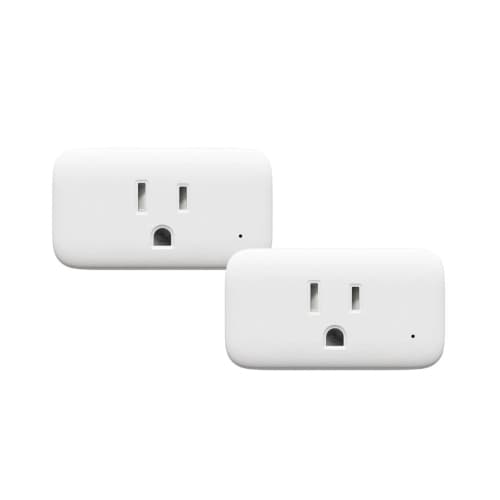 SwitchBot Smart WiFi Plug Mini | Apple HomeKit Enabled, 15A, Bluetooth, Works with Alexa, Google Home, App Remote Control & Timer Function, No Hub Required - 2-pack Bundle