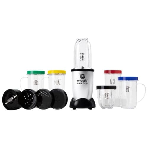Refurbished (Good) - Magic Bullet 0.5L 250-Watt Stand Blender with Blending Cups Silver