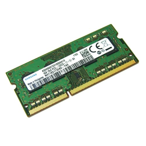 Samsung original 4GB, 204-pin SODIMM, DDR3 PC3L-12800, ram memory module for laptop ( M471B5173EB0-YK0 )