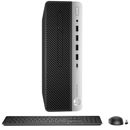 Refurbished (Good) - Best Performance Desktop PC HP ProDesk 600 G3 SFF (Intel Core i5 Processor/ 2TB SSD/ 16GB DDR4 RAM/ Windows 10 Pro) Wireless Keyboard and Mouse - Black