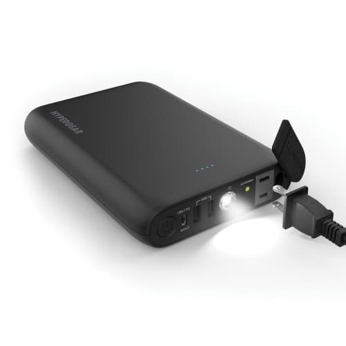 HyperGear 24,000mAh 65W USB-C & A/C Outlet Power Brick Laptop Power Bank
