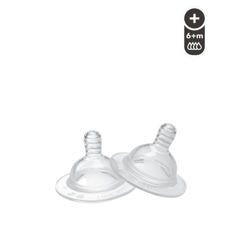 Twistshake Anti-Colic Baby Bottle Nipple Plus 6+m Pack of 2