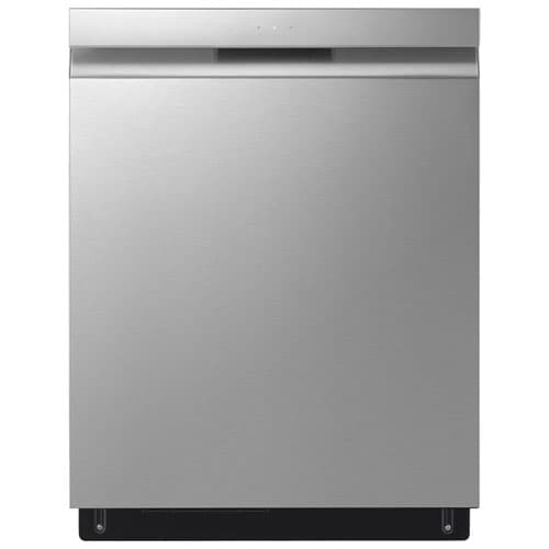 LG 24" 48dB Top-Control QuadWash Dynamic Dry Dishwasher with Third Rack ENERGY STAR (LDPN454HT) - Stainless Steel