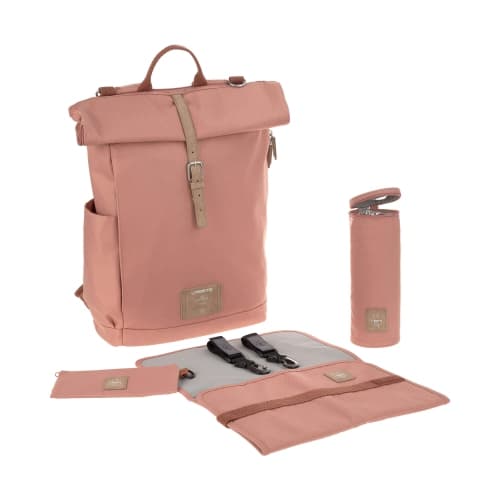 Lassig - Green Label - Rolltop Backpack Diaper Bag -Cinnamon