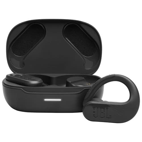 Refurbished (Excellent) - JBL Endurance Peak 3 In-Ear Sound Isolating True Wireless Earbuds - Black