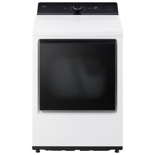 LG 7.3 Cu. Ft. Large Capacity Electric Dryer w/Easy Load Door & Sensor Dry - Energy Star (DLE8400WE) - Alpine White