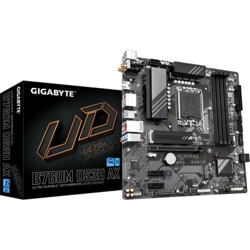 Gigabyte B760M DS3H AX Ultra Durable B760M DS3H AX (rev. 1.x) Gaming Desktop Motherboard (B760MDS3HAX)