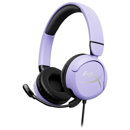 HyperX Cloud Mini Over-Ear Sound Isolating Headphones for Xbox Series X|S / Xbox One / PC / PS4 / PS5 / Nintendo Switch - Lavendar