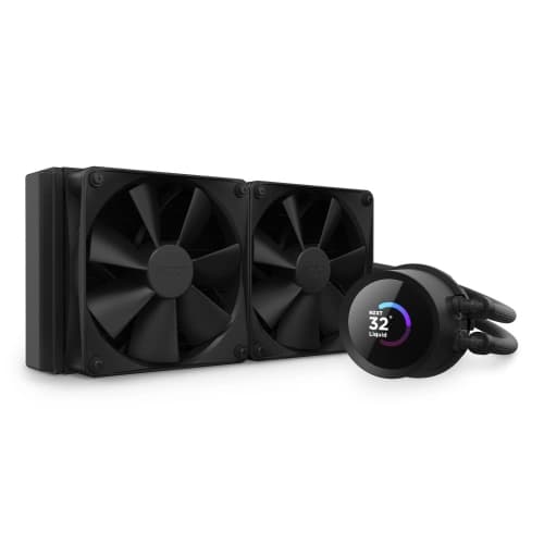 B0BY3HNXMS– NZXT Kraken 240 - RL-KN-240-B1 - 240mm AIO CPU Liquid Cooler - Customizable 1.54" Square LCD Display