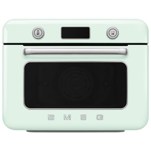Smeg 10-in-1 Countertop Combination Air Fryer Toaster Oven with Steam - 29.7L / 31.4 Qt - Pastel Green