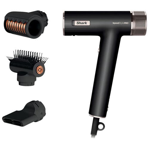 Shark SpeedStyle Professional Hair Dryer 4 Heat Settings Cool Shot Intelligent Heat Control - Black