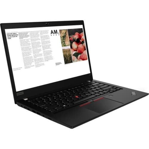 Refurbished (Excellent) - Lenovo ThinkPad T490 14" Laptop - Glossy Black (Intel i5-8365U / 16 GB RAM / 256 GB SSD / Windows 11 Pro)