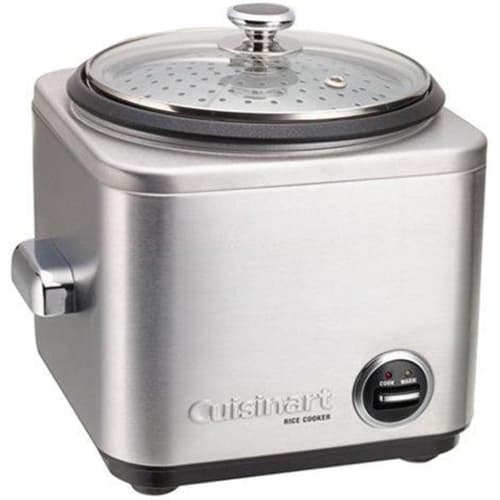 Cuisinart Rice Cooker, 4-Cup, Cook & Warm, Dishwasher-safe Removable Parts (CRC-400C)