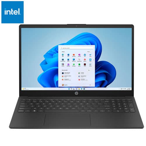 HP 15.6" Laptop w/ 1 year of Microsoft 365 - Jet Black (Intel N100/4GB RAM/128GB SSD/Windows 11 S Mode)