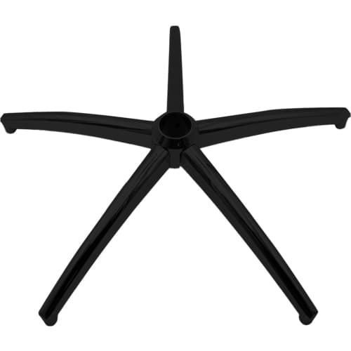 MotionGrey Replacement Star Base for Office Chairs – Heavy Duty 5-Leg Swivel Chair Base, Black