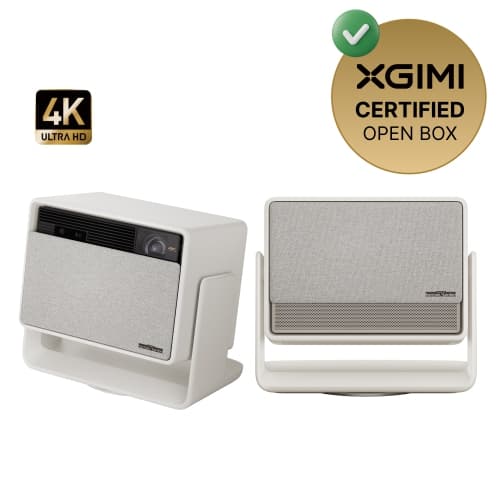 Open Box - XGIMI HORIZON S Pro 4K UHD Home Theatre Projector for Movie/Gaming, DLP, Speaker/Bluetooth, SmartPhone, Projector Television w/Stand, Dolby Vision Certified