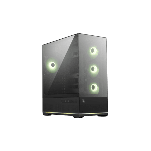 MSI MAG PANO 110R PZ - Mid-Tower Gaming PC Case - Tempered Glass Side Panel - 3 x 120mm ARGB Fans - Support up to 360mm Radiator - Mesh Panel