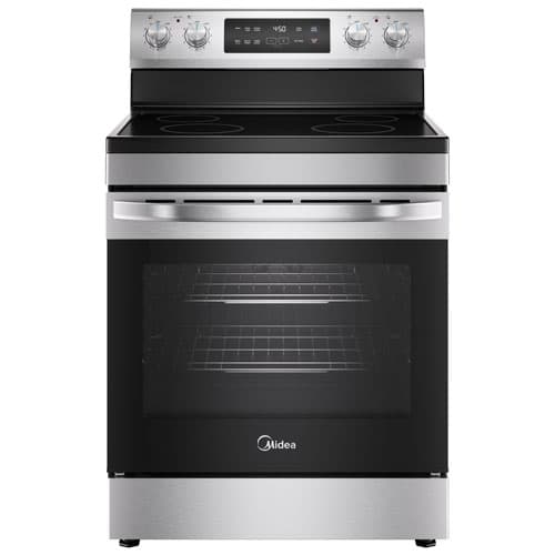 Midea 30" 6.3 Cu. Ft. Freestanding Electric Range (MER30B14ASTC) - Stainless Steel