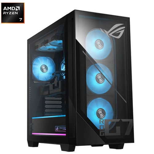 ASUS ROG GM700 Gaming PC (AMD Ryzen 7 9700X/32GB RAM/2TB SSD/Radeon RX 9070 XT Prime)