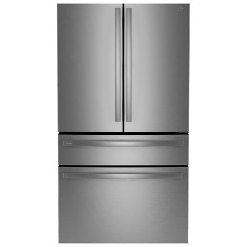 GE Profile 36" 28.7 Cu. Ft. French Door Refrigerator with Water Dispenser (PGE29BYTFS) - Stainless Steel