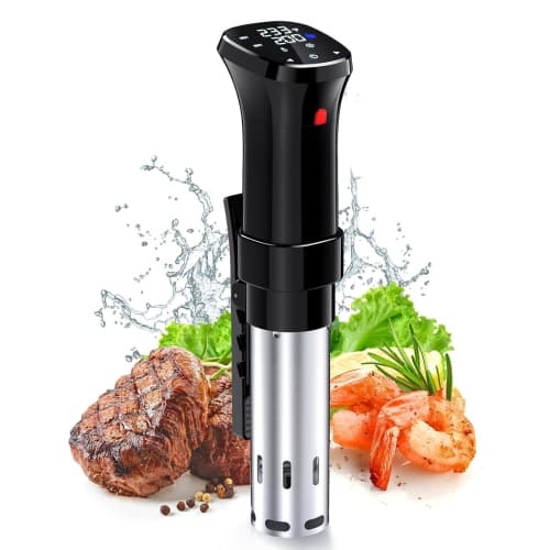 Sous Vide Cooking Machine, 1100W Smart Digital Display Food Molecular Cooker for Steak and More