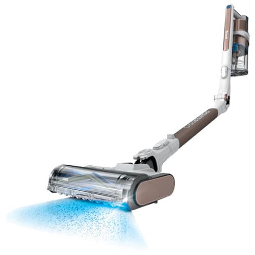 Shark PowerPro Flex Reveal Cordless Bagless Stick Vacuum for Multi-Surface with 50 min Runtime, FloorDetect, Dirt-Reveal - White/Mocha