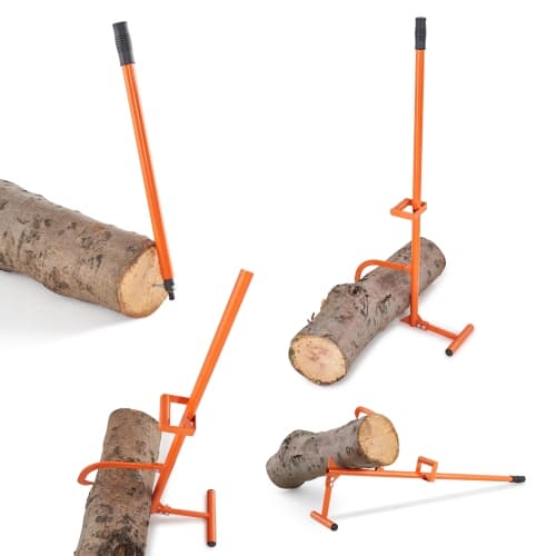 VEVOR 46.5 in Timberjack, 4 in 1 Heavy Duty Steel Log Lifter, Multifunctional Log Roller Adjustable Cant Hook, Logging Tools Log Jack, Forestry Multitool for Rolling Cutting