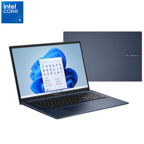 ASUS VivoBook 17 17.3" Laptop - Intel Core 5 120U - 16GB DDR4 - 1TB SSD - Windows 11 Home - Quiet Blue