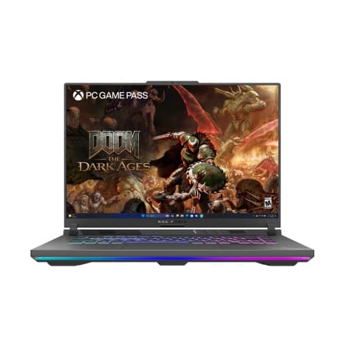 ASUS ROG Strix G16 16" WUXGA 165Hz Gaming Laptop-Gray(GeForce RTX 5070 Ti 12GB GDDR7/AMD Ryzen 9 8940HX/1TB SSD/16GB DDR5/Win 11)