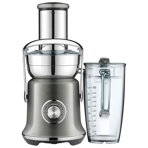 Refurbished (Good) - Breville Juice Fountain Cold XL Centrifugal Juicer - Smoked Hickory - Remanufactured by Breville