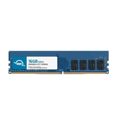 OWC 16GB DDR4 2666MHz PC4-21300 CL19 2RX8 ECC Unbuffered UDIMM 1.2V 288-pin Workstation Server Memory RAM