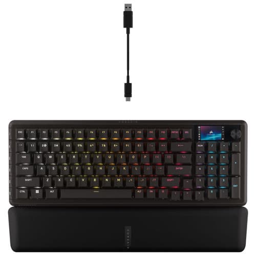 Corsair Vanguard Pro 96 Backlit Hall Effect MGX linear Pre-Lubricated Gaming Keyboard - English
