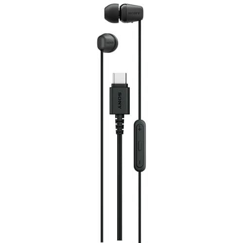 Sony IER-EX15C In-Ear Earbuds with USB-C Connector - Black