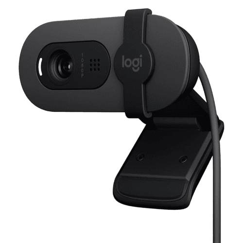 Logitech Brio 100 1080p Full HD Webcam - 2 Megapixel - 30 fps - Graphite (960-001580)