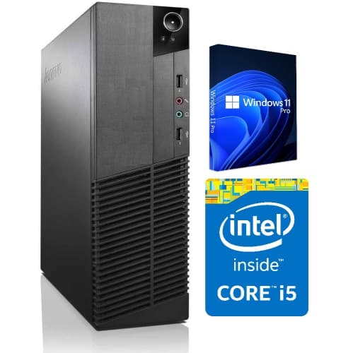 Lenovo ThinkCentre M73 SFF / i5-4570 3.2GHz / 8GB RAM / 500GB HDD / Windows 11 Pro / WiFi - Business Desktop PC Computer - Refurbished (Good)