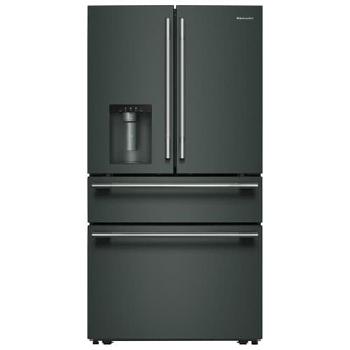 KitchenAid 36" 28.7 Cu. Ft. French Door Refrigerator with Water & Ice Dispenser (KRMF436SJP) - Juniper